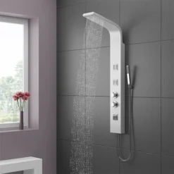 Maverick Tower Shower Panel (Thermostatic) - White -Triton Sales Store wsp002 lrg